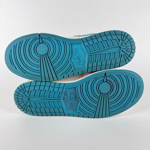 Nike Air Jordan 1 Aquatone Low Sneakers Boy's 7Y 553560-174 Basketball DIRTY - Picture 8 of 9